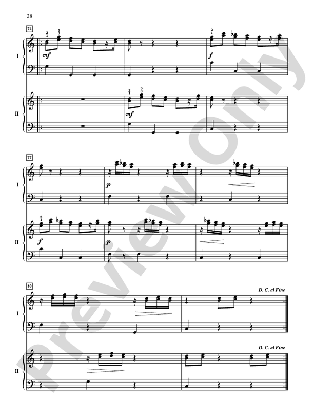 Essential Two-Piano Repertoire - 20 Late Intermediate to Early Advanced Selections in Their Original Form - 2 Pianos, 4 Hands (Digital Download)