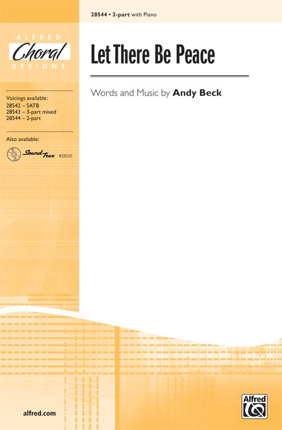 Let There Be Peace – 2-Part Choral Octavo (Digital Download)