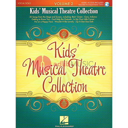 Kids' Musical Theatre Collection Volume 2 - Vocal/Audio Access Online Hal Leonard 230031