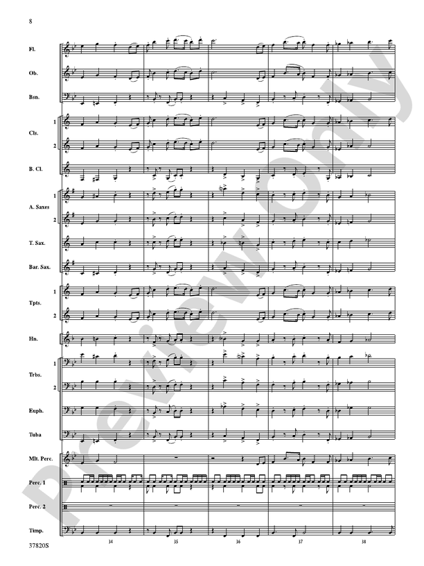 Wings - Concert Band Conductor Score & Parts (Digital Download)