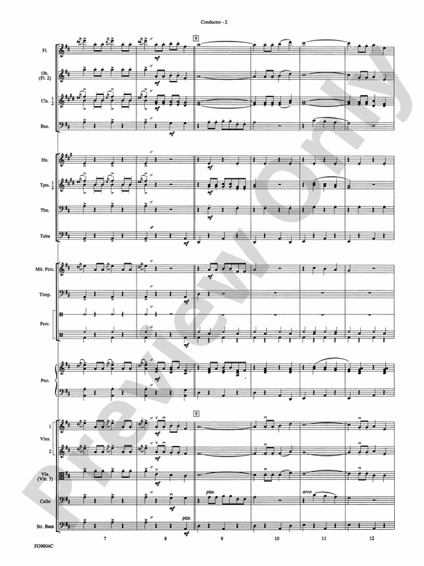 The Chicken Dance – Full Orchestra Conductor Score & Parts (Digital Download)