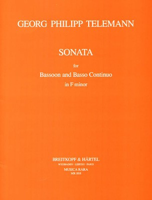 Sonata in F minor - for Bassoon and Basso continuo - Georg Philipp Telemann - Bassoon Musica Rara