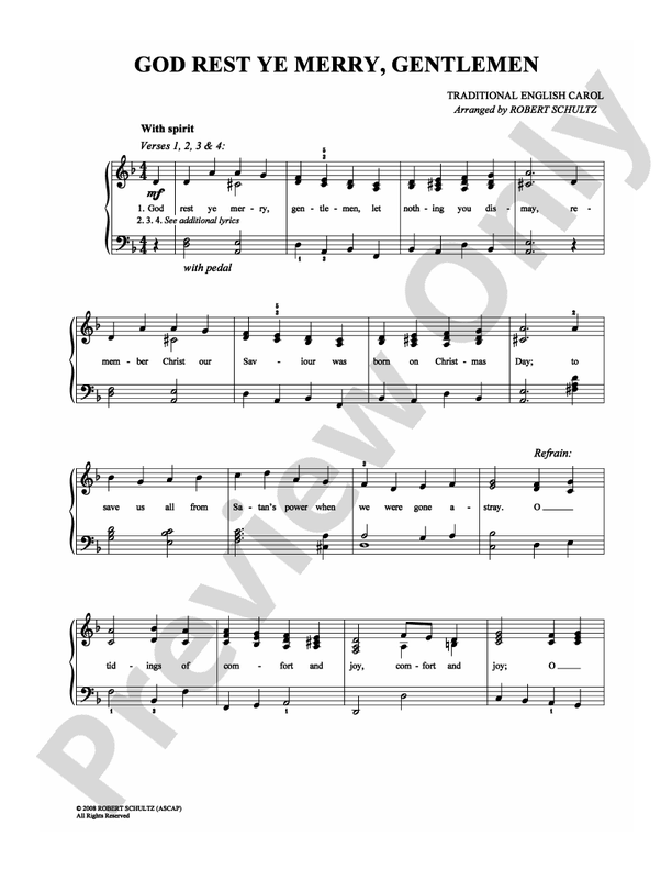 God Rest Ye Merry, Gentlemen - PVG - Traditional (Digital Download)