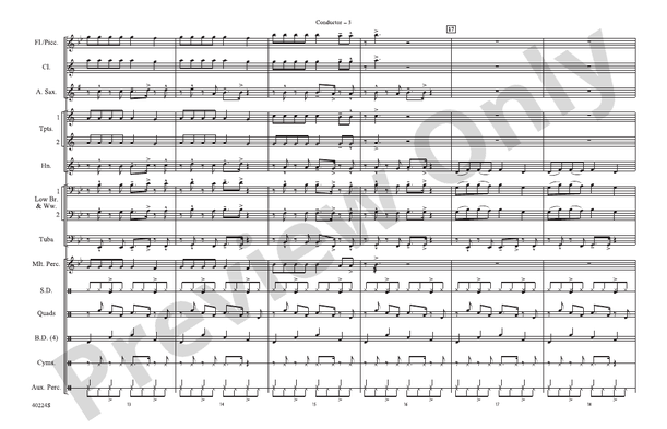 Like Money – Marching Band Conductor Score & Parts (Digital Download)