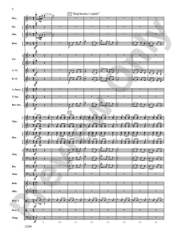 Moravian Folk Rhapsody - Concert Band Conductor Score & Parts (Digital Download)