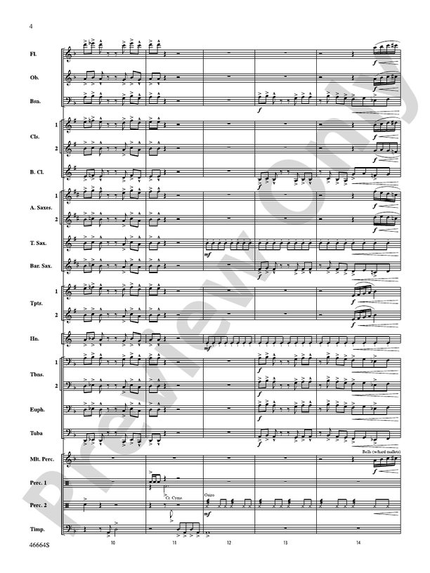 Shattered - Concert Band Conductor Score & Parts (Digital Download)