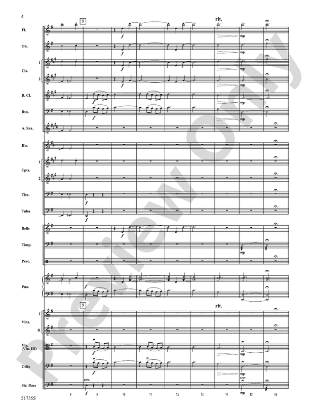 Flower Duet - Full Orchestra Conductor Score & Parts (Digital Download)