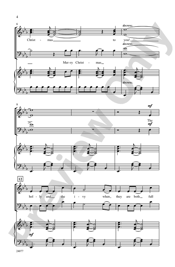 It's Christmas! (A Medley of Carols) – SATB Choral Octavo - Digital Sheet Music Download (Digital Download)
