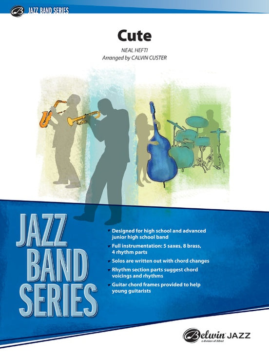 Cute (Grade 3) - Jazz Ensemble Conductor Score & Parts (Digital Download)