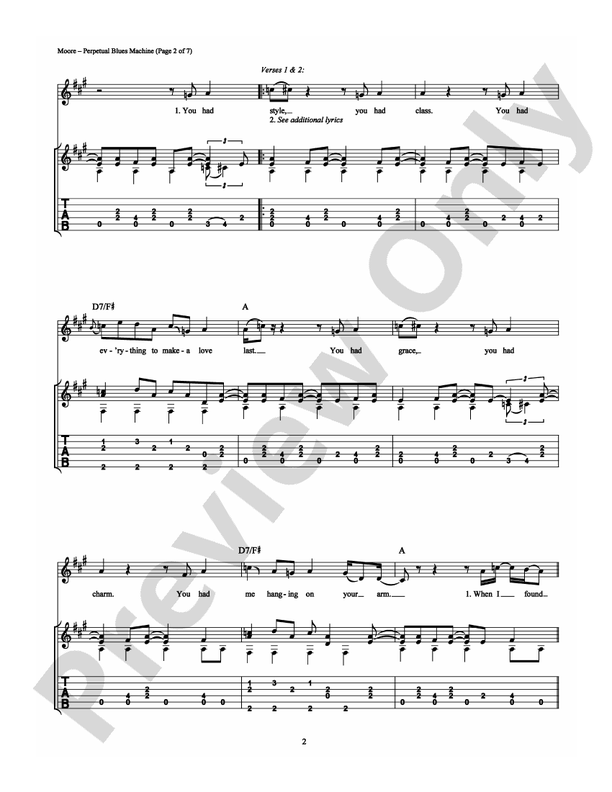 Perpetual Blues Machine - Guitar TAB (Digital Download)