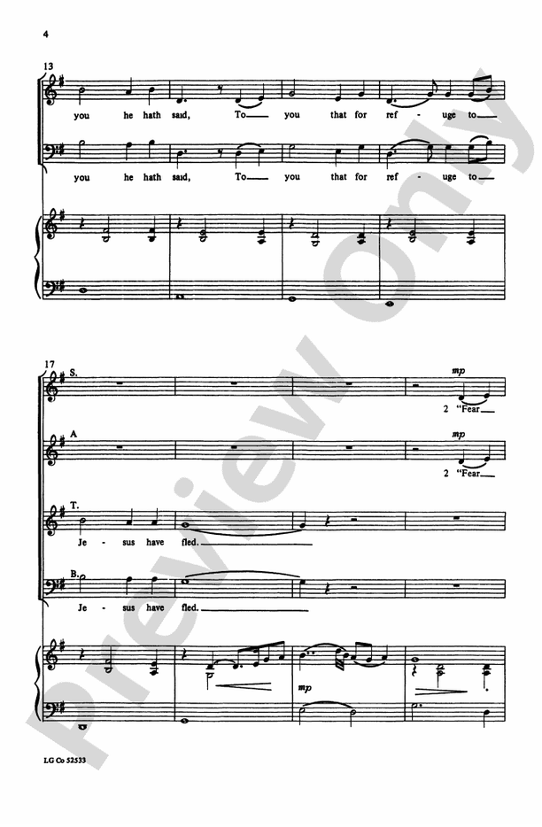 How Firm a Foundation – SATB, Organ accompaniment (Digital Download)