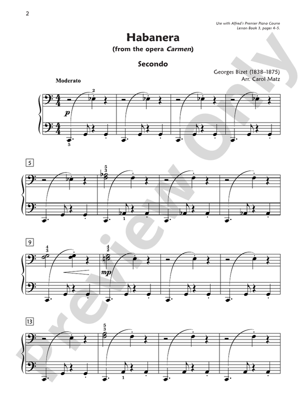 Premier Piano Course, Duet 3 - 1 Piano, 4 Hands (Digital Download)