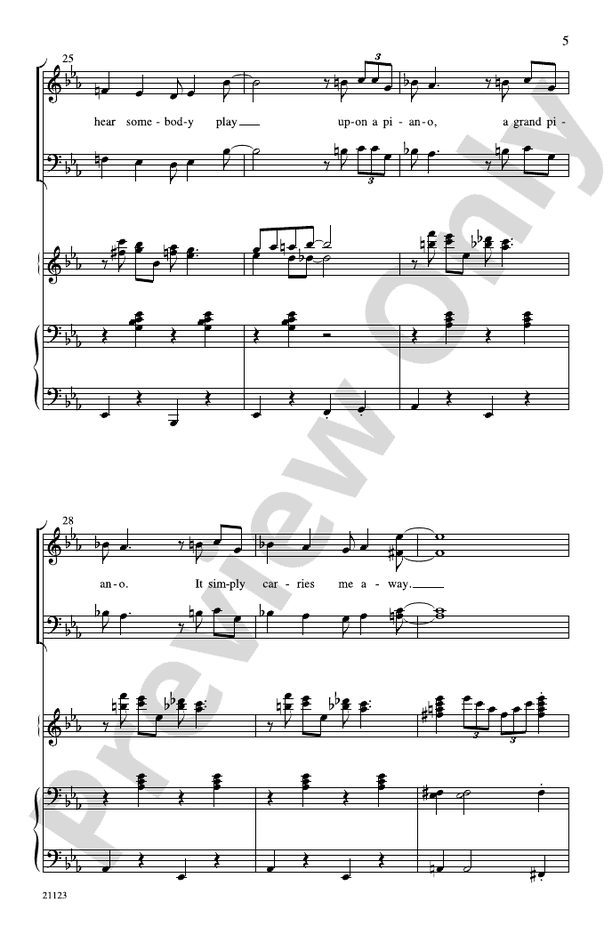I Love a Piano – SATB Choral Octavo (Digital Download)