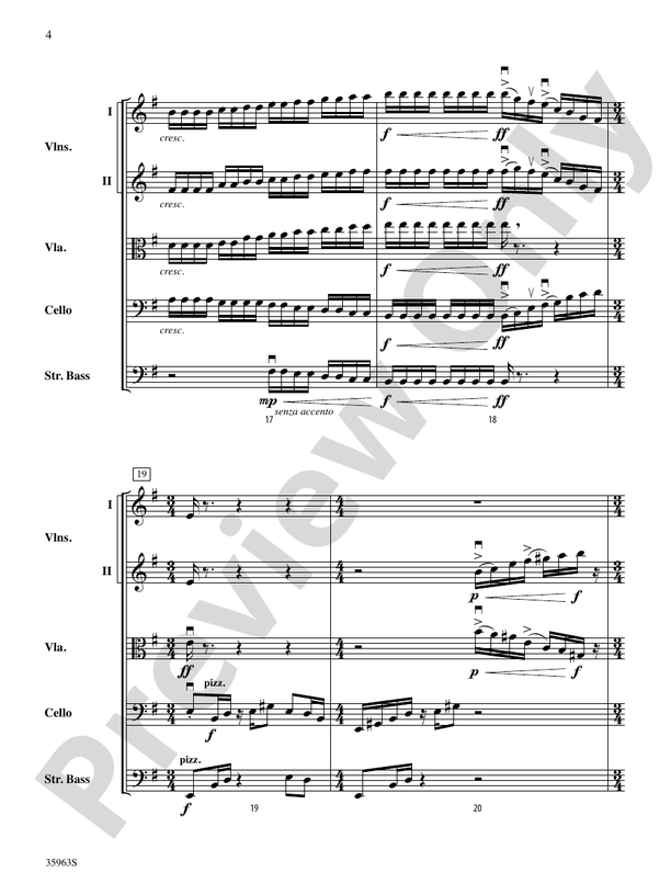 Vanishing Pointe – String Orchestra Conductor Score & Parts (Digital Download)
