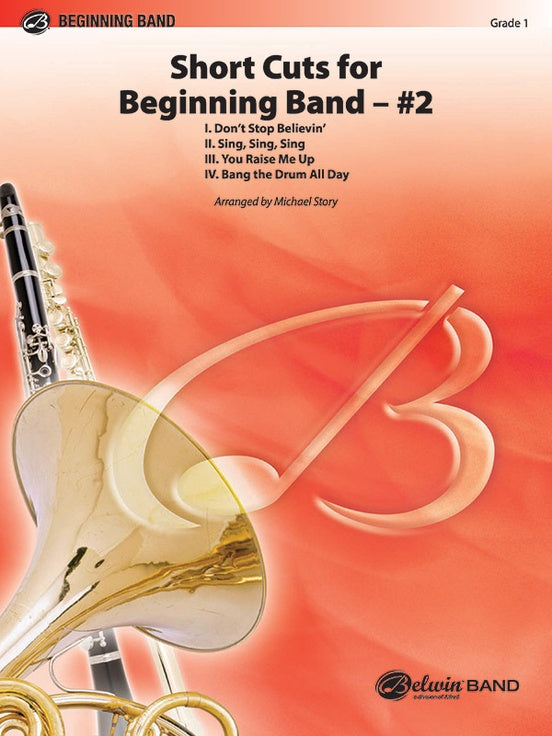 Short Cuts for Beginning Band -- #2 - Concert Band Conductor Score & Parts (Digital Download)