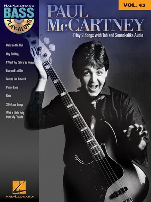 Paul McCartney - Bass Play-Along Volume 43 - Bass Guitar Hal Leonard Bass TAB with Lyrics & Chords /CD