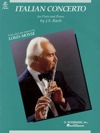 Bach - Italian Concerto - Flute/Piano Accompaniment Schirmer 50488563