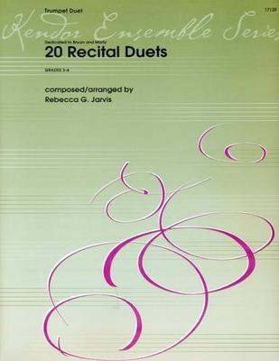 20 Recital Duets - Rebecca Jarvis - Trumpet Kendor Music Trumpet Duet