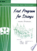 First Program for Strings - Violin 1 Part EL01996