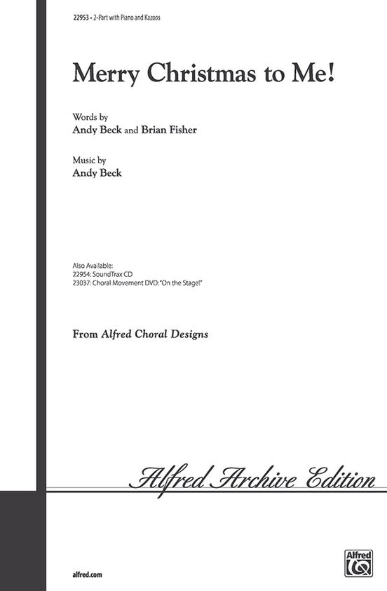 Merry Christmas to Me! – 2-Part Choral Octavo (Digital Download)