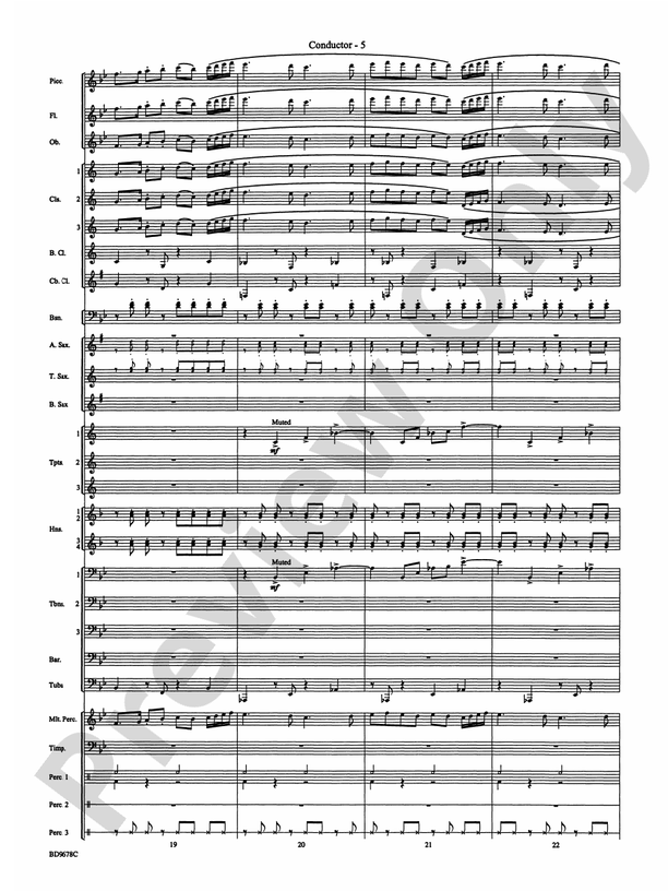 Through the Vulcan's Eye - Concert Band Conductor Score & Parts (Digital Download)