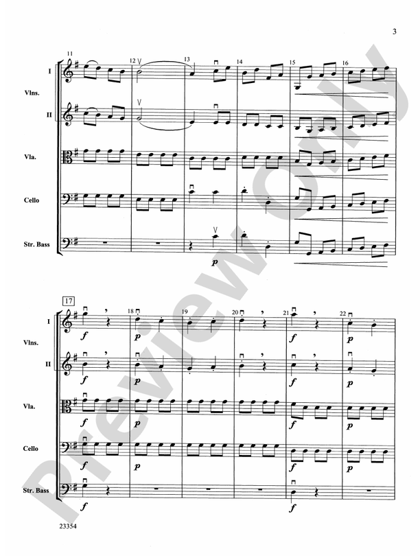 Symphony No. 8 – String Orchestra Conductor Score & Parts (Digital Download)