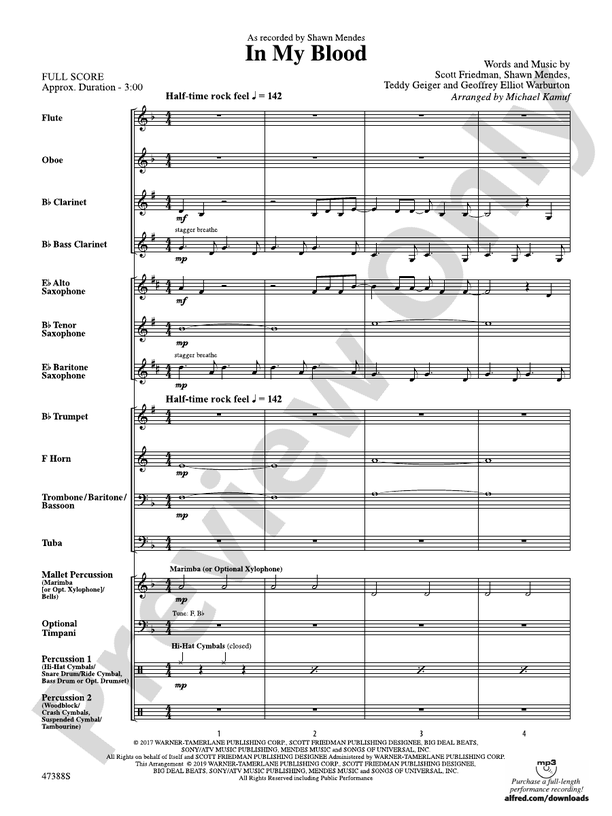 In My Garden - Concert Band Conductor Score & Parts (Digital Download)