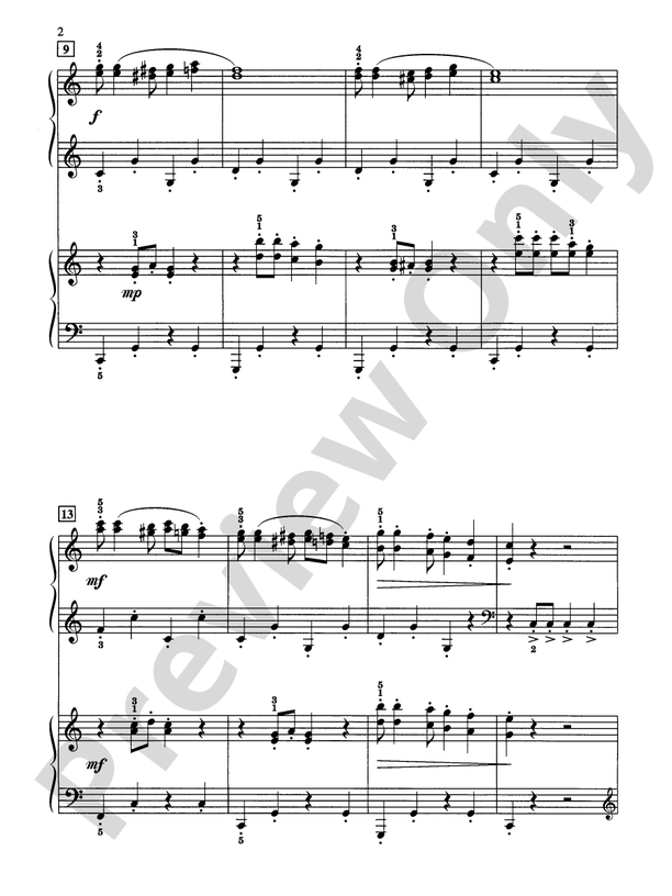 Mexican Holiday - 2 Pianos, 4 Hands (Digital Download)
