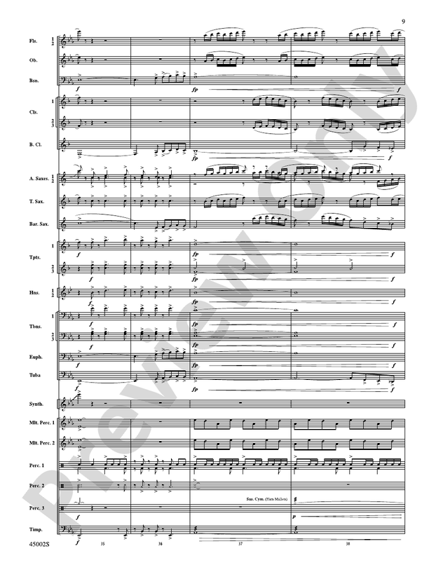 Winds of Change - Concert Band Conductor Score & Parts (Digital Download)