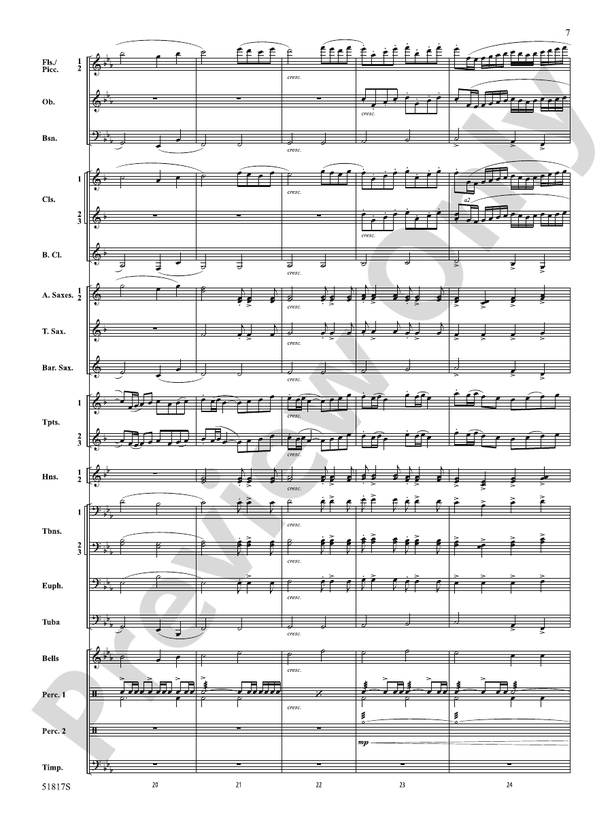 Trip the Light Fantastic! - Concert Band Conductor Score & Parts(Digital Download)
