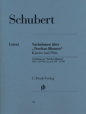 Schubert - Variations Op160 - Flute/Piano Accompaniment Henle HN474