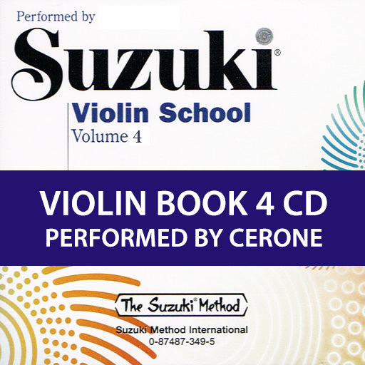 Suzuki Violin School Volume 4 CD