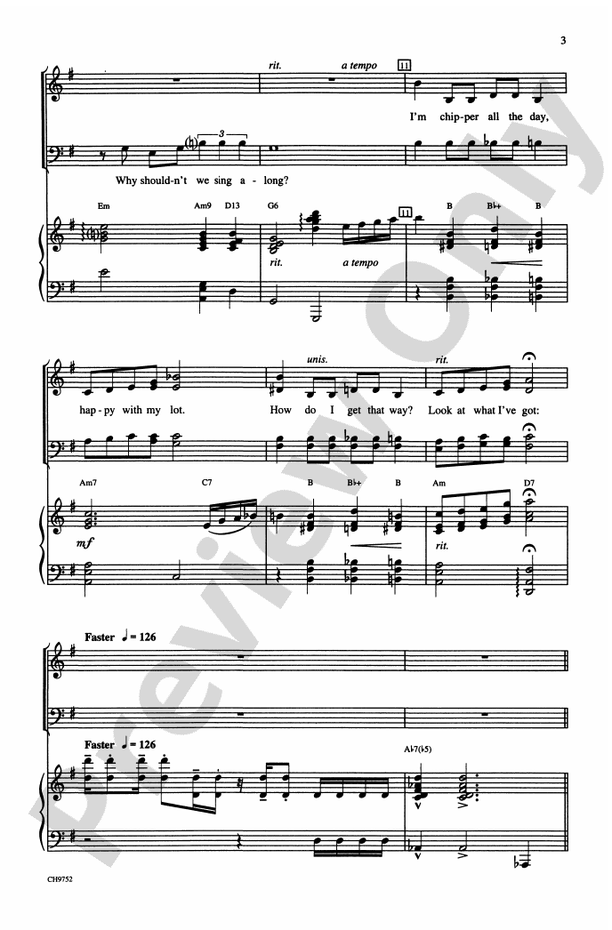 I Got Rhythm - Arr. Pete Schmutte – SATB Choral Octavo (Digital Download)