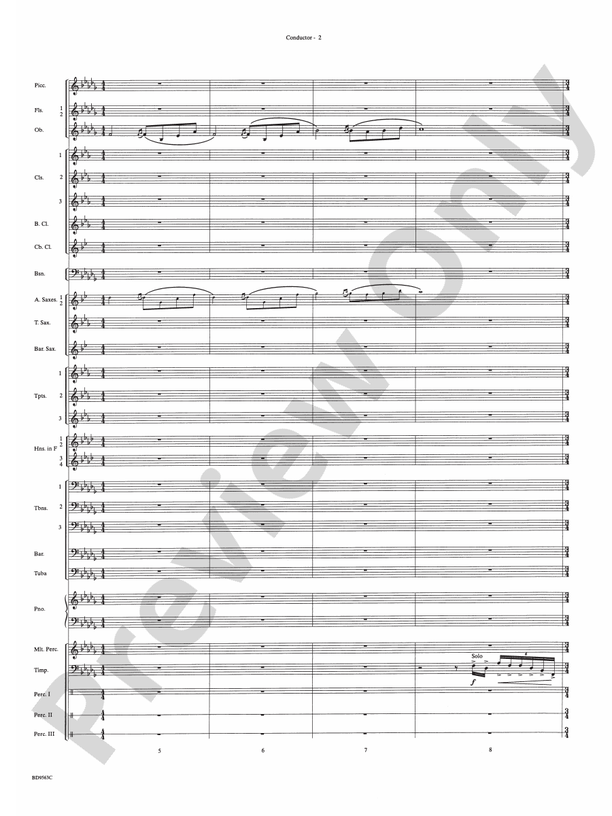 The Inferno - Concert Band Conductor Score & Parts (Digital Download)