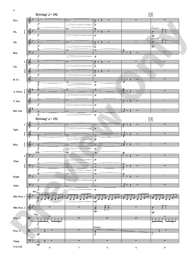 Windstorm - Concert Band Conductor Score & Parts(Digital Download)