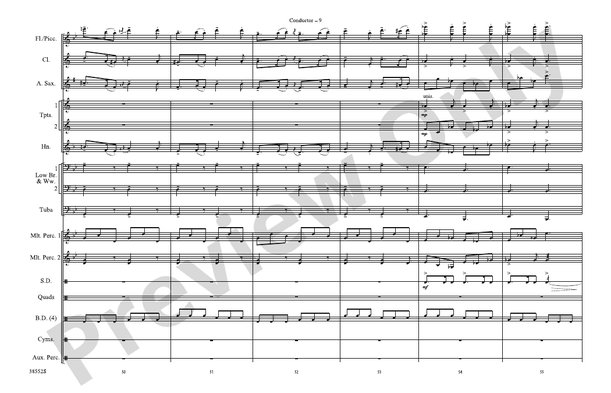 Harry Potter: The Music, Part 3 – Marching Band Conductor Score & Parts (Digital Download)