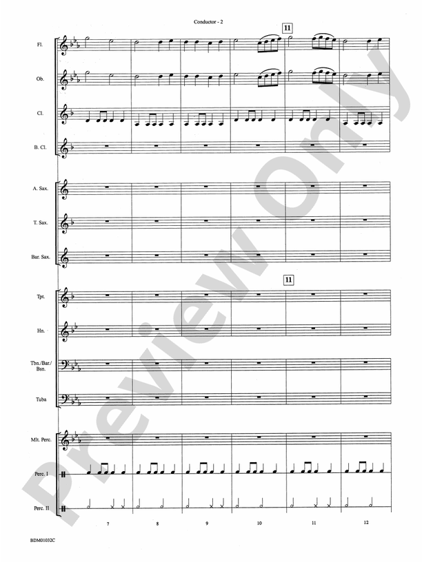 Patapan (Grade 1) - Concert Band Conductor Score & Parts (Digital Download)