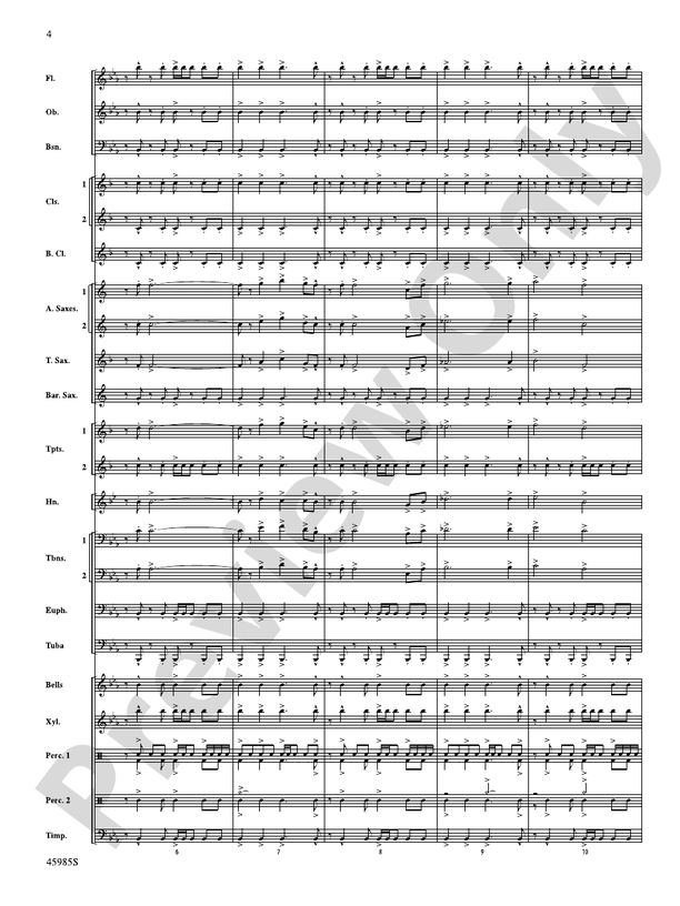 Chimney Rock Celebration - Concert Band Conductor Score & Parts (Digital Download)