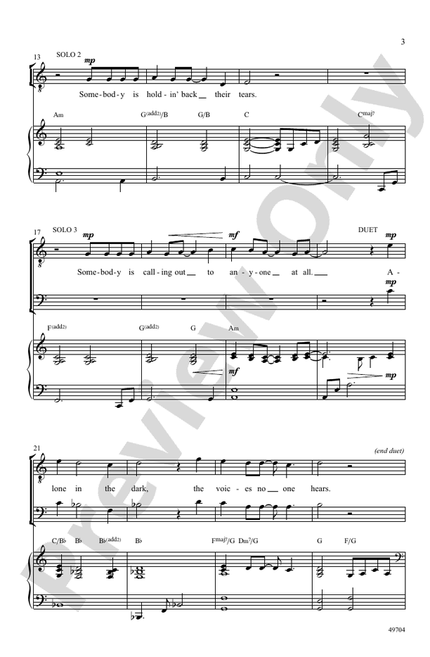 Harmony's Never Too Late - TTBB Choral Octavo (Digital Download)