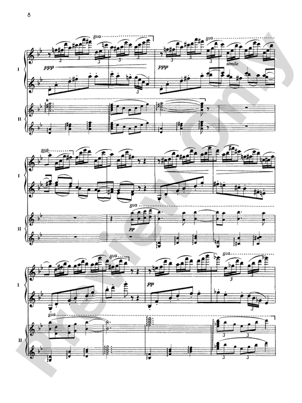 Fantaisie-tableaux (Suite No. 1), Opus 5 - I. Barcarolle - 2 Pianos, 4 Hands (Digital Download)