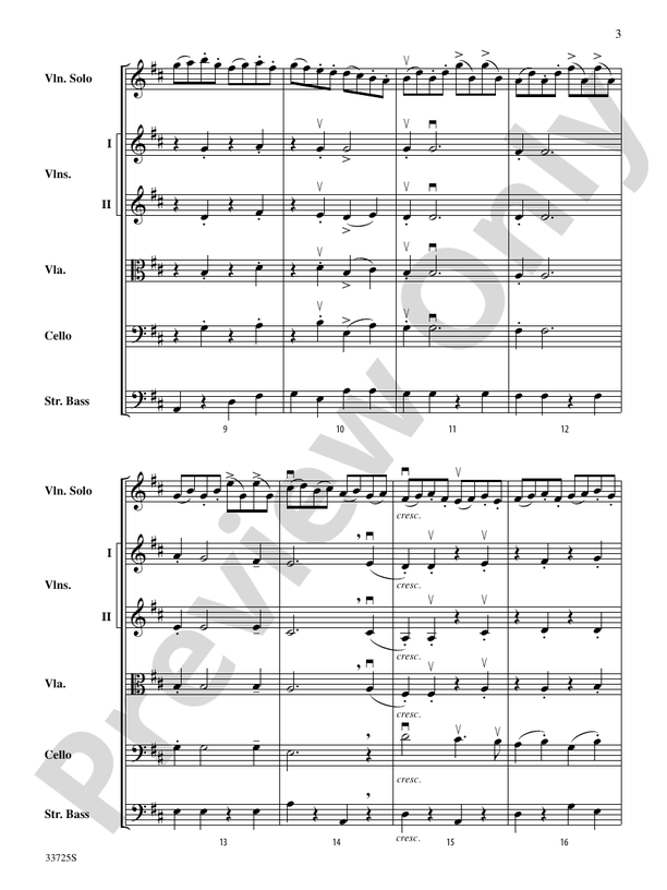 Carolan's Concerto – String Orchestra Conductor Score & Parts (Digital Download)