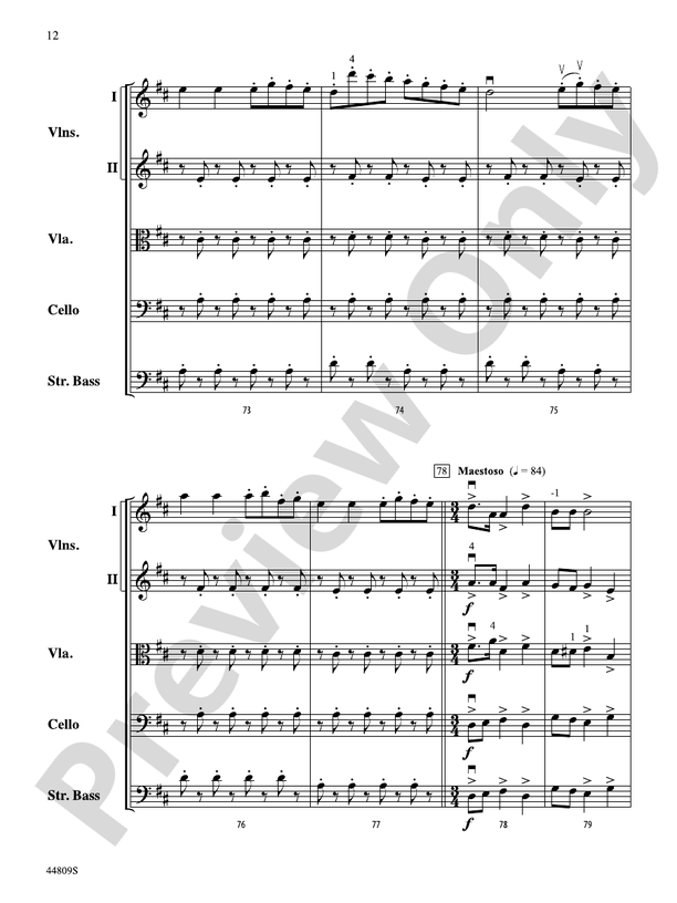 Overtures! - String Orchestra Conductor Score & Parts (Digital Download)