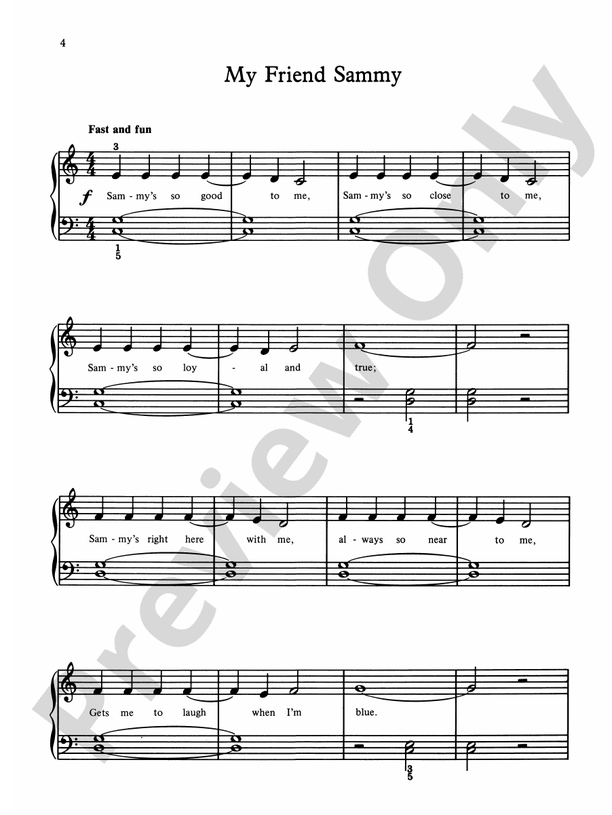 Five-Finger Fun - Piano (Digital Download)