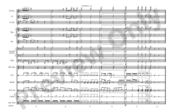 Galeon – Marching Band Conductor Score & Parts (Digital Download)
