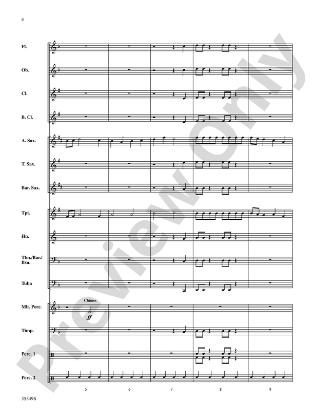 Racing the Sun - Concert Band Conductor Score & Parts (Digital Download)