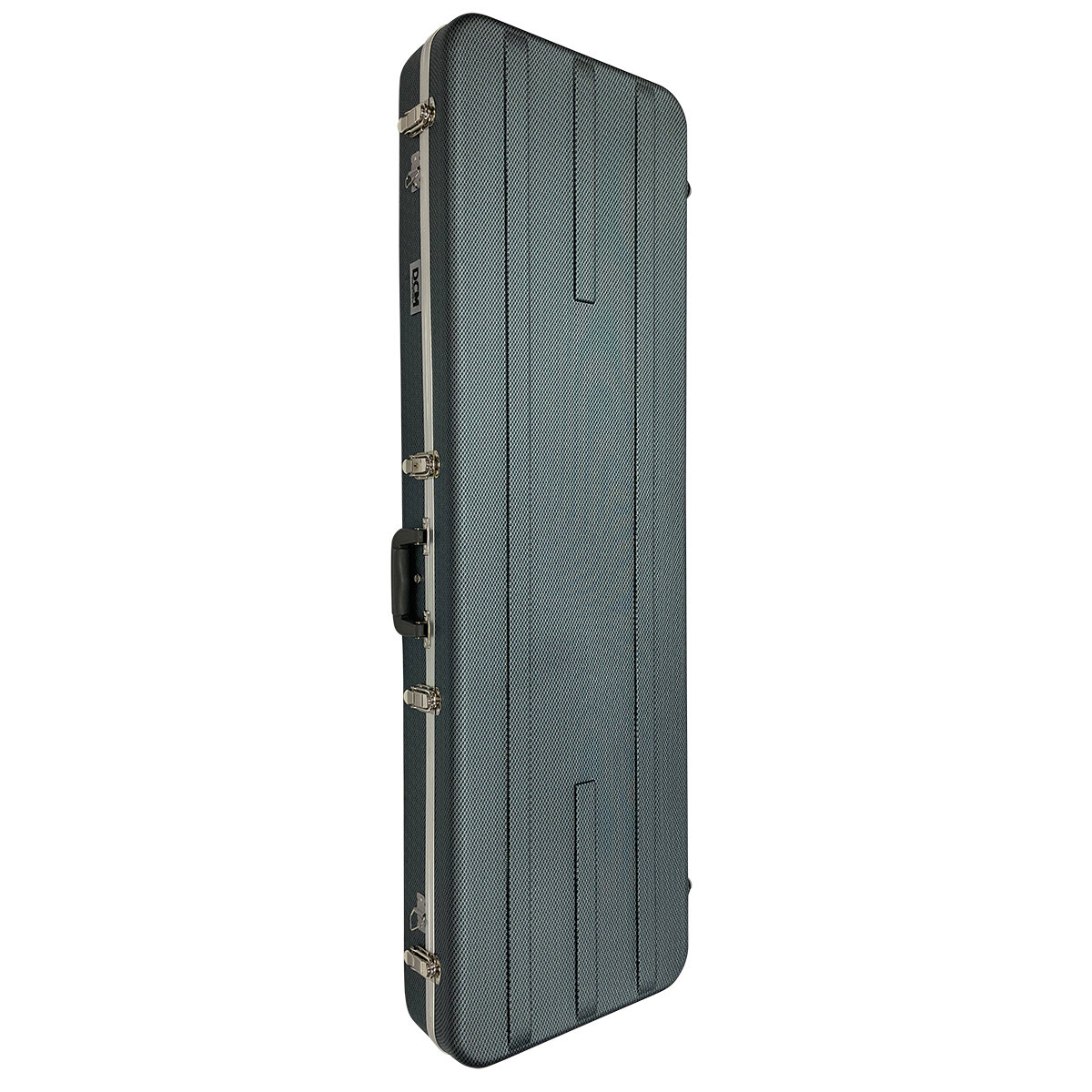 DCM BC2C ABS / Fibre Deluxe Electric Bass Case Dark Silver Lining