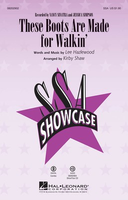 These Boots Are Made for Walkin' - Kirby Shaw Hal Leonard ShowTrax CD CD