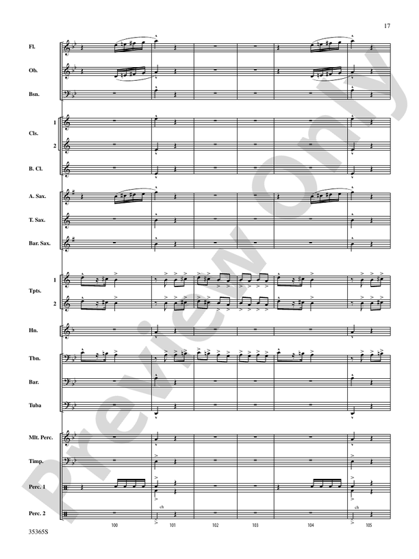 Ritual Fire Dance (From El Amor Brujo) - Concert Band Conductor Score & Parts (Digital Download)