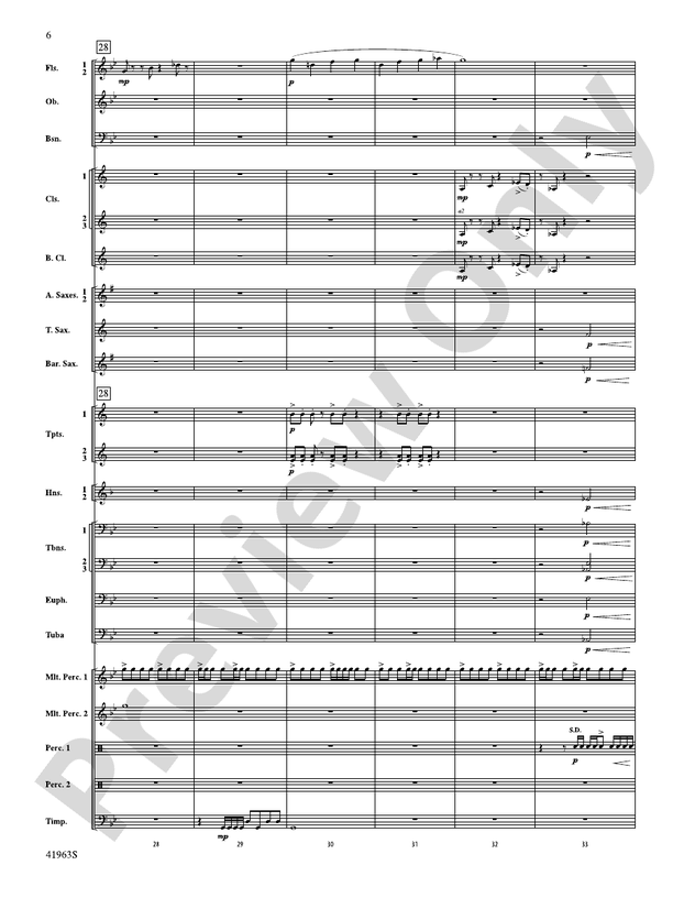 Sky Bound - Concert Band Conductor Score & Parts (Digital Download)