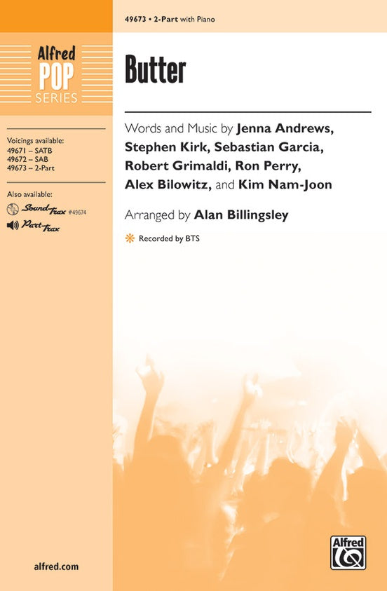 Butter - 2-Part Choral Octavo (Digital Download)